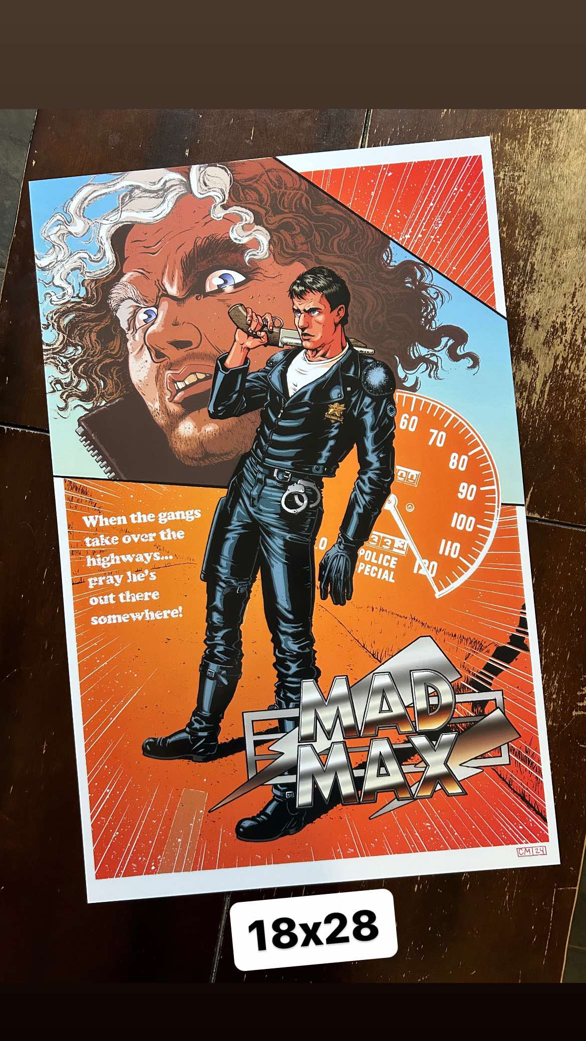 'Mad Max' Print (18x28)