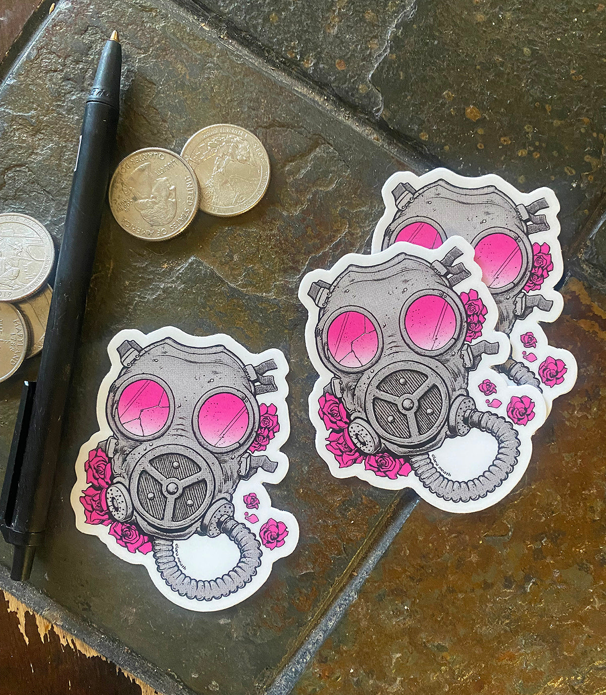 Gasmask Sticker