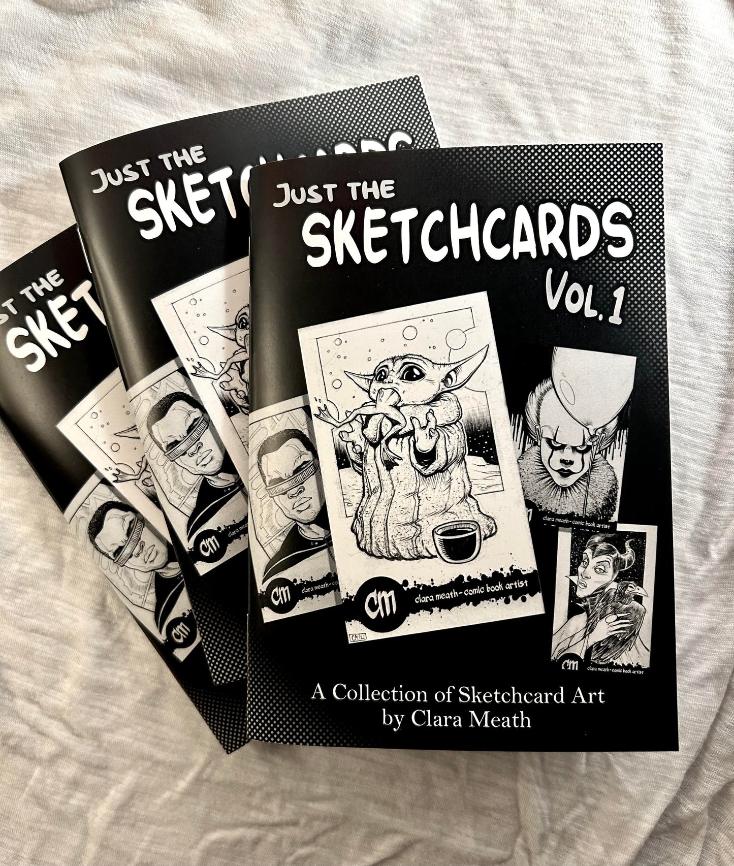 Just the Sketchcards Vol. 1: A Collection of Sketchcard Art by Clara Meath